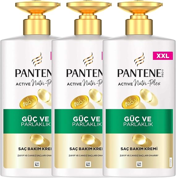 PANTENE Strength and Shine Conditioner 500 ml 3 pack