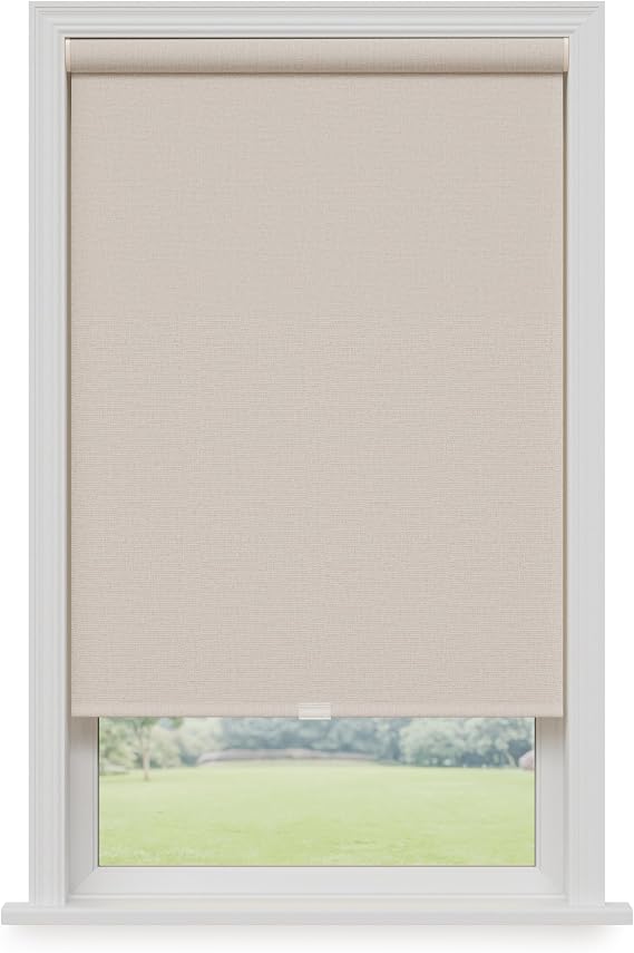 Lumino 100% Blackout Roller Shades, 40.25" W x 72" L Taupe | Cordless
