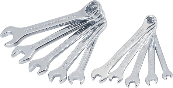 Craftsman Miniature Combination Wrench Set, SAE, 10 Piece (CMMT42319)