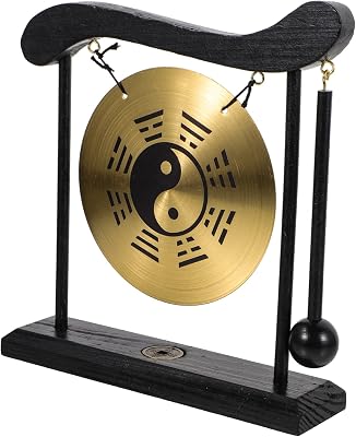 Decorative Feng Shui Gong Vintage Alloy Desktop Ornament for Home Office Unique Tabletop Decor with Stability for Adding Exotic Touch to Your Space