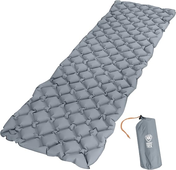 Ultralight Sleeping Pad for Camping - Lightweight Sleeping Mat for Backpacking - Inflatable, Compact Air Mattress