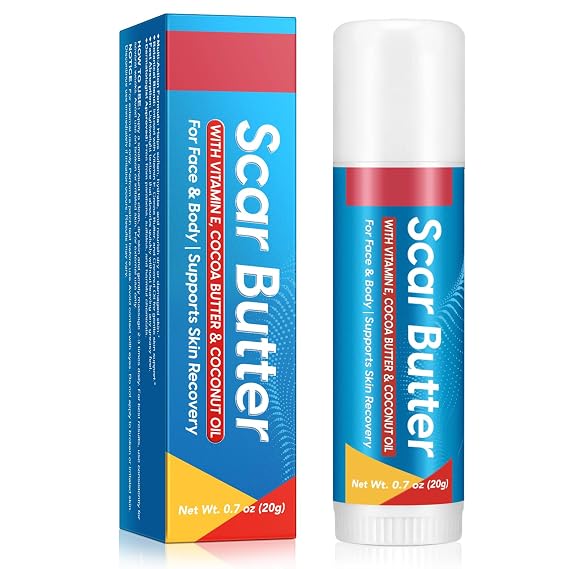 Scar Butter Stick for Scar, 100% Cocoa Butter with Vitamin E & Coconut Oil