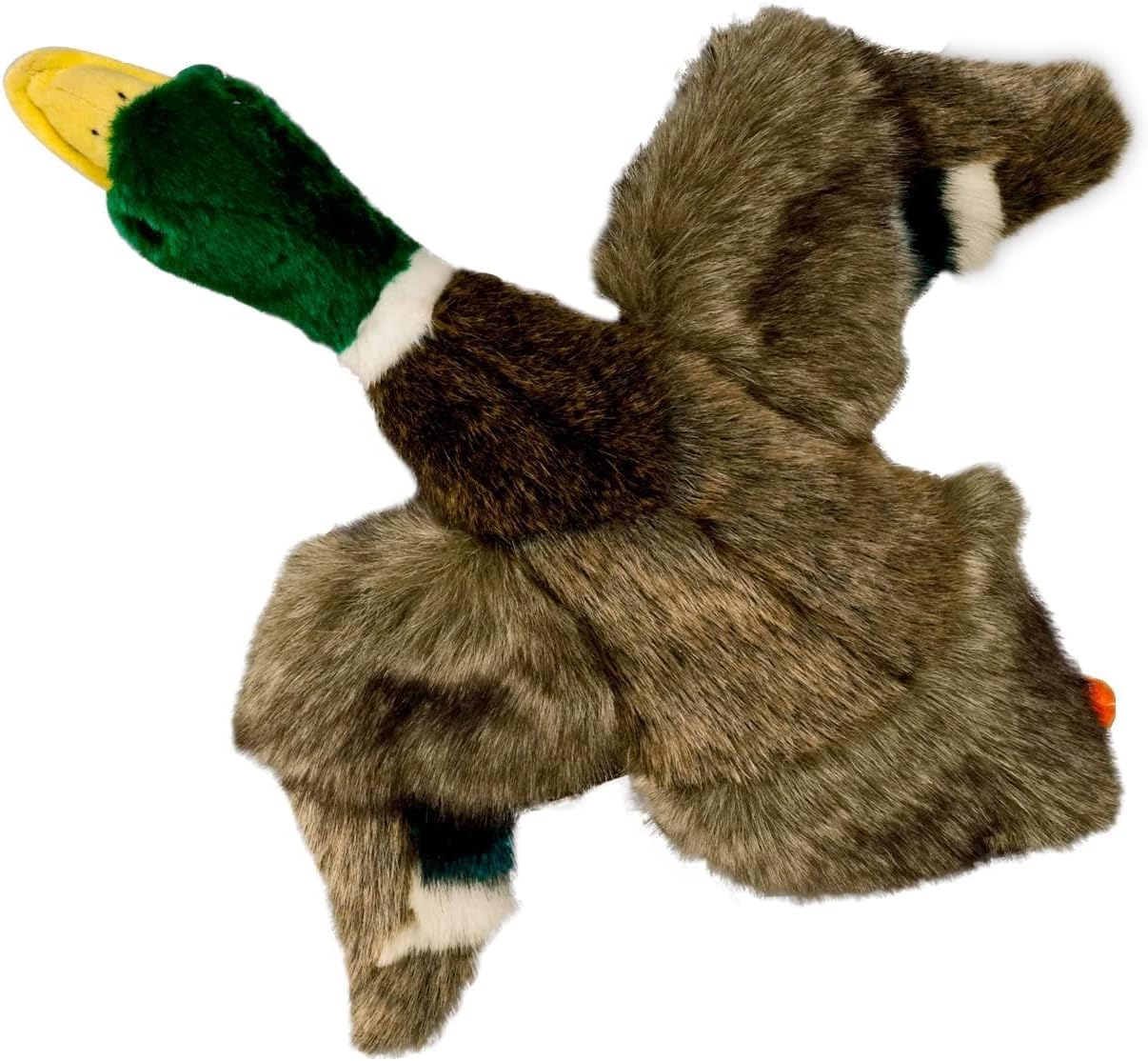 ALL FOR PAWS Duck Squeaky Doy Toy, Duck Dog Toy for Medium Large Breed, Puppy Fetch Toy with Squeaker, Plush Chew Dog Toy, 18 x 9.1 x 3.9 inches, Classic - Mallard L