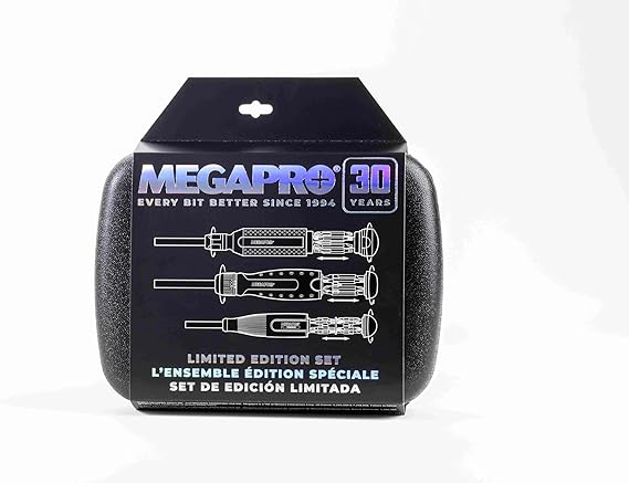 MEGAPRO 30th Anniversary Multi-Bit Screwdriver Kit | Premium Tool Set | 30pc bits | 1/4" Hex