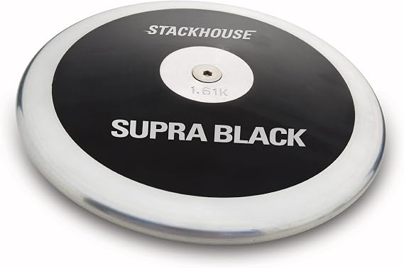 Stackhouse Supra Black Discus High School Level 1.6 Kilo Discus