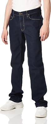 Savane Mens Big and Tall Flat Front Active Flex Stretch Denim