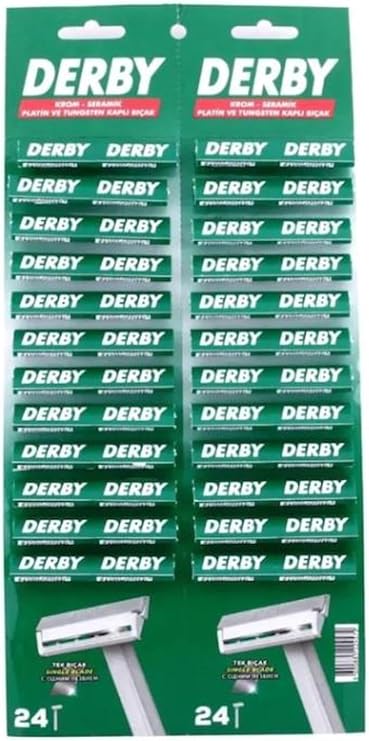 Derby Kartela Tek Traş Bıçağı 48 Li
