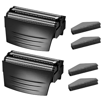 Replacement Shaver Foil Compatible with Remington Electric Shaver TITANIUM-X Flex & Pivot Foil and Cutter for F5800 & F7800, Replacement Heads Fit for Remington F4900, F5800 and F7800 (2 Pcs)
