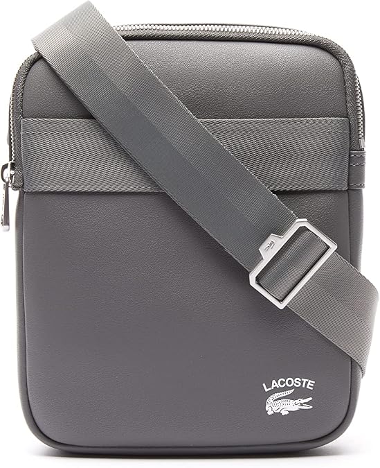Lacoste Practice Men's Shoulder Bag 22 cm S Dark Shadow, dark shadow, S