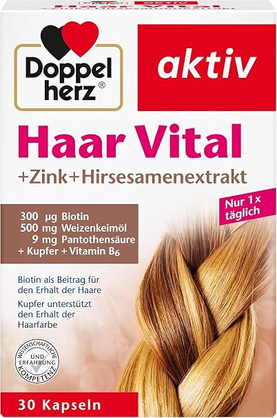 Doppelherz Hair Vital + Zinc + Millet Seed Extract