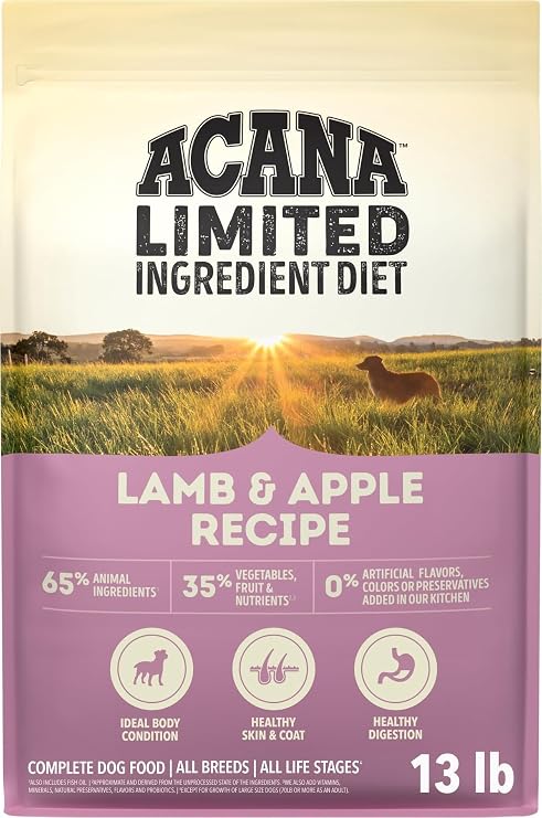 ACANA Singles Limited Ingredient Dry Dog Food Lamb & Apple 13lb Bag