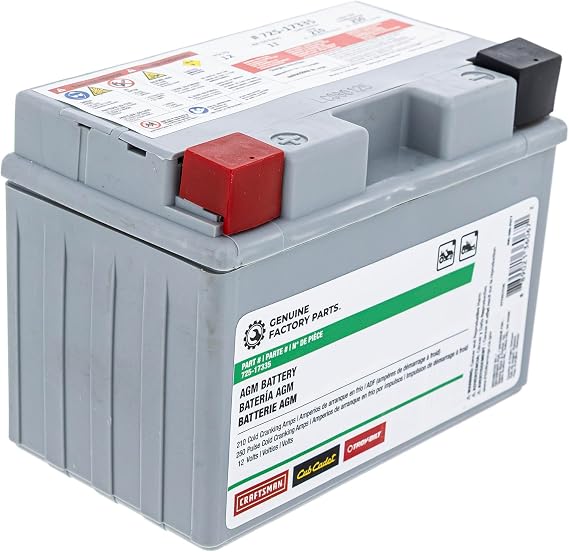 CUB CADET 725P17335 Battery 210cca 11AHR CMXGZAM280017 725-17335 | Fits 50 42 ZTXS6 ZTXS5 ZTXS4 ZTX6 ZTX5 ZTX4