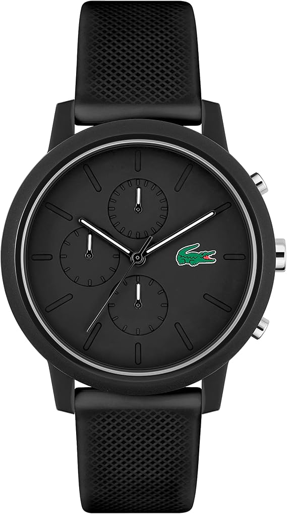 Lacoste 12.12 Men's Chronograph Watch - TR90 Case Quartz - Premium Sporty Fashion Timepiece