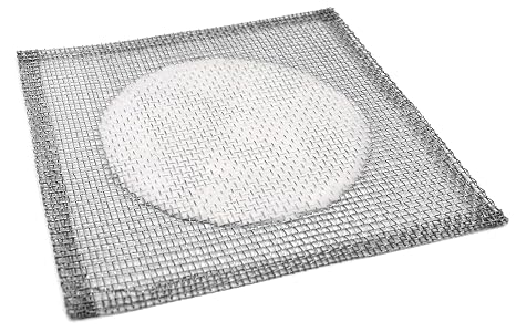 United ScientificTM WGCC66 Iron Wire Gauze with Ceramic Center, 6" Length x 6" Width (Pack of 10)