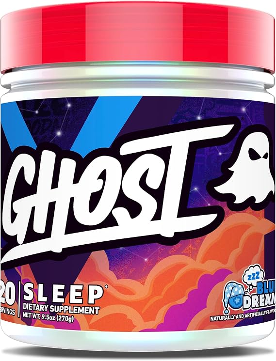 GHOST Sleep Powder Supplement, Blue Dream - Gluten-Free & Sugar-Free