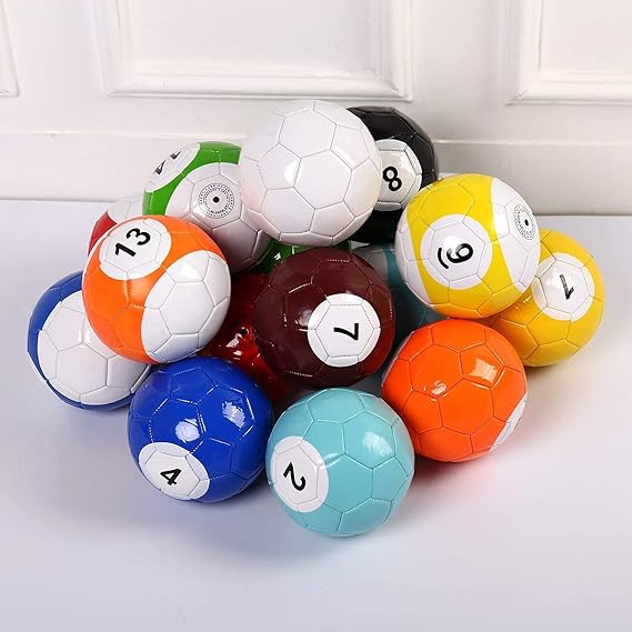 16 Pcs Snooker Balls Soccer Table Game Street Ball Huge Billiards Football for Pool Ball Toy Sport Inflatable