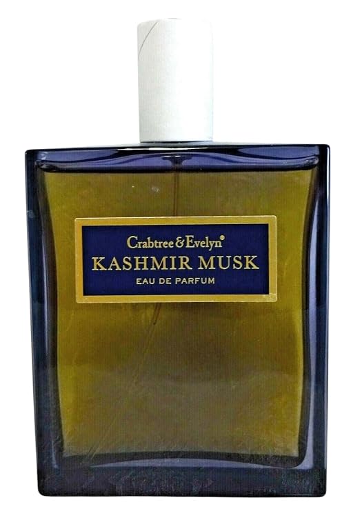 Crabtree & Evelyn KASHMIR MUSK Eau de Parfum Spray 3.4 oz, Cardboard Lid Sleeve