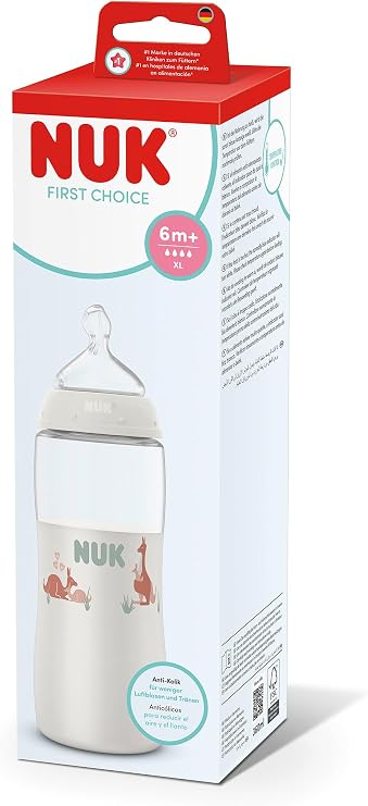 NUK First Choice PP Biberon, 360 ml, Kanguru