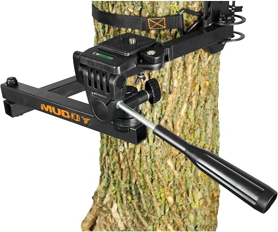 Muddy Basic Trail Camera Arm | Pan Head for Precision Game Cam Positioning, Is fully adjustable with a head adjustment of a full 360