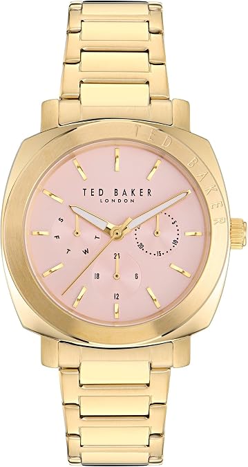 Ted Baker Ladies Stainless Steel Yellow Gold Bracelet Watch (Model: BKPRBF3019I)