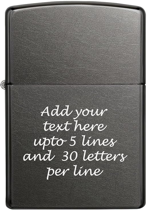 Zippo Customized Personalized Classic Windproof Oil Lighter Engraving