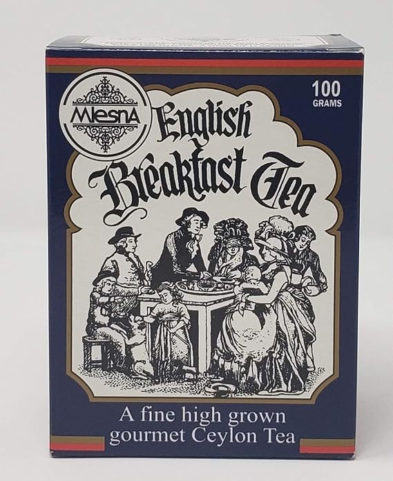 Mlesna Non Flavored English Breakfast Loose Black Ceylon Tea 100g 1pack