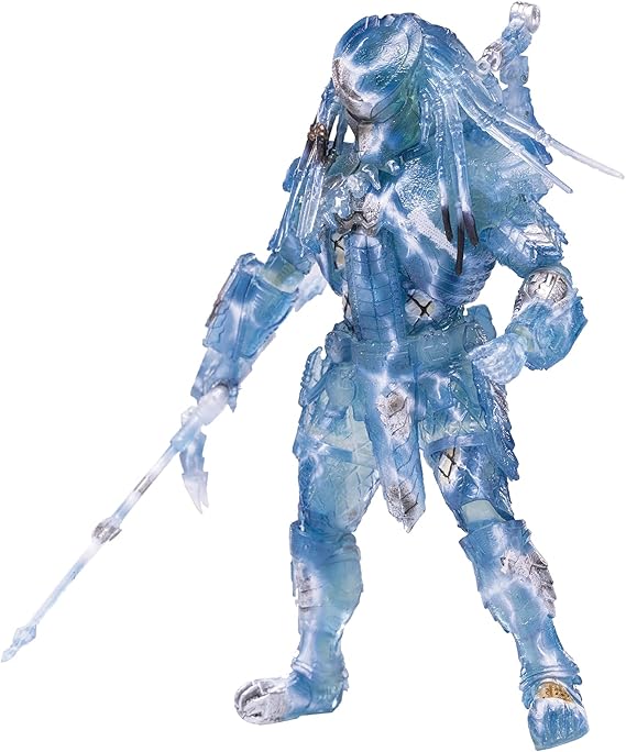 Hiya Toys Alien vs Predator: Active Camouflage Scar 1:18 Scale Figure,Multicolor