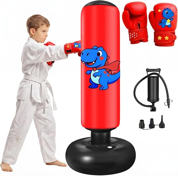 Punching Bag for Kids&Adults Inflatable Boxing Bag 120/150/168/180cm