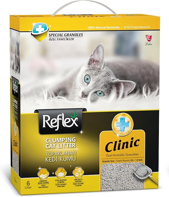 Reflex Box Clinical Cat Litter, 6 L