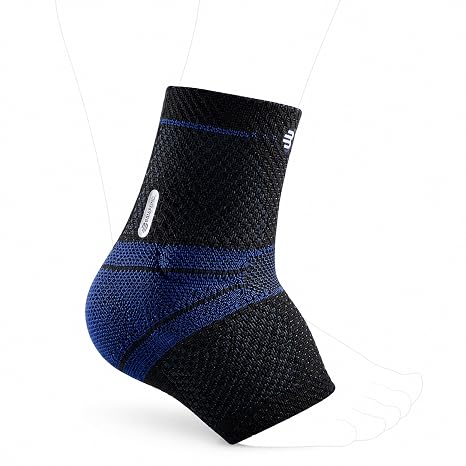 Bauerfeind - MalleoTrain - Ankle Support Brace - Helps Stabilize the Ankle Muscles and Joints For Injury Healing and Pain Relief - Right Foot - Size 2 - Color Black