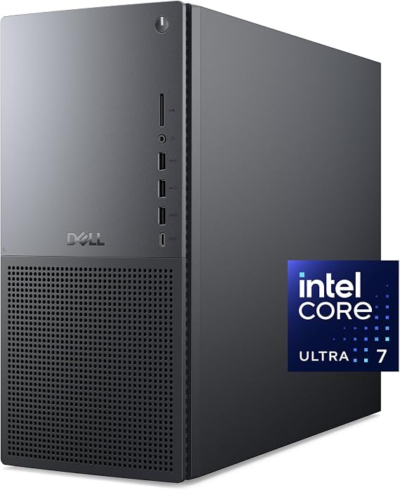 Dell Tower Plus EBT2250 Desktop - Intel Core Ultra 7 265, 1TB SSD, 16GB RAM, NVIDIA GeForce RTX 4060, 1 Year Onsite Service & 6 Month Dell Migrate, 1-Year McAfee+Premium Protection, Windows 11 Home