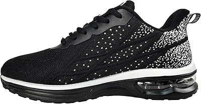 MEHOTO Womens Tennis Shoes Athletic Running Shoes Fashion Walking Sneaker for Sport Fitness Gym Jogging Black US 9 BM