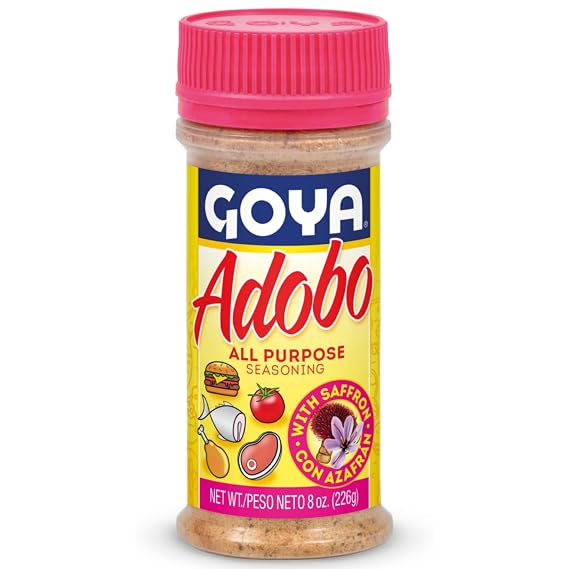 Goya Adobo with Saffron All Purpose Seasoning, 16 oz | Savory Seasoning Powder Blend for Meats, Rice, Beans & Everyday Cooking, Beans and Everyday Cooking
