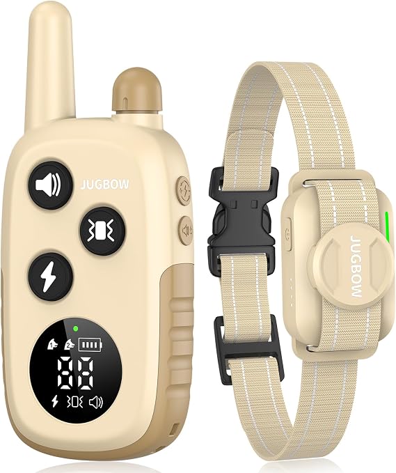 Dog Shock Collar - 4200FT Dog Training Collar with Remote for 5-120 lb Large Medium Small Dogs, Rechargeable Waterproof IPX8 E Collars with Beep (1-3) Vibration(1-3) Safe Static(0-99)