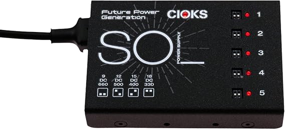 CIOKS SOL Small and Medium Pedalboard Power Supply