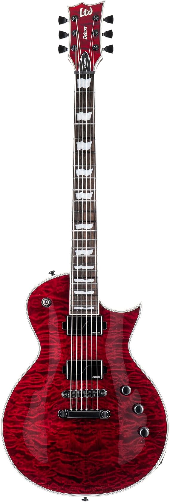 ESP LTD EC-1000QM Electric Guitar - See Thru Black Cherry