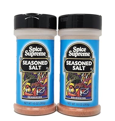 2 pack of Seasoning Herbs and Spices You Choose Your Flavor by Spice Supreme 10oz, Seasoned Salt - Sazonador Con Sal