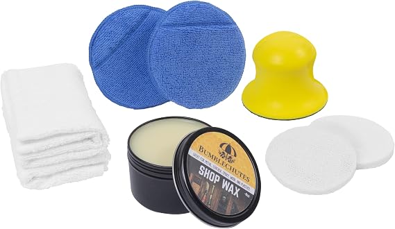 All-Purpose Shop Wax Starter Kit - All Natural Metal and Wood Wax Finish