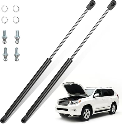 Front Hood Struts Replacement for Lexus GX470 for Toyota 4Runner 2003 2004 2005 2006 2007 2008 2009, Hood Lift Support Shock Gas Spring, OEM # SG329055, 5344039245 Pack of 2