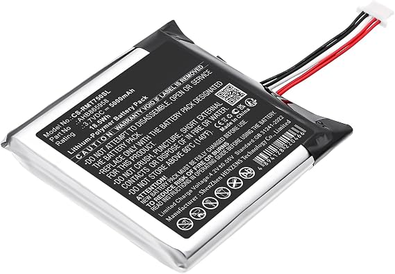 Replacement Battery for RAND McNally TND-750, 3.7V 5000mAh Li-Polymer Battery for AHB865958