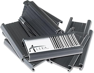 Alera SW59ST Wire Shelving Shelf Tag, 3-Inch Long, Gray, 10Pack