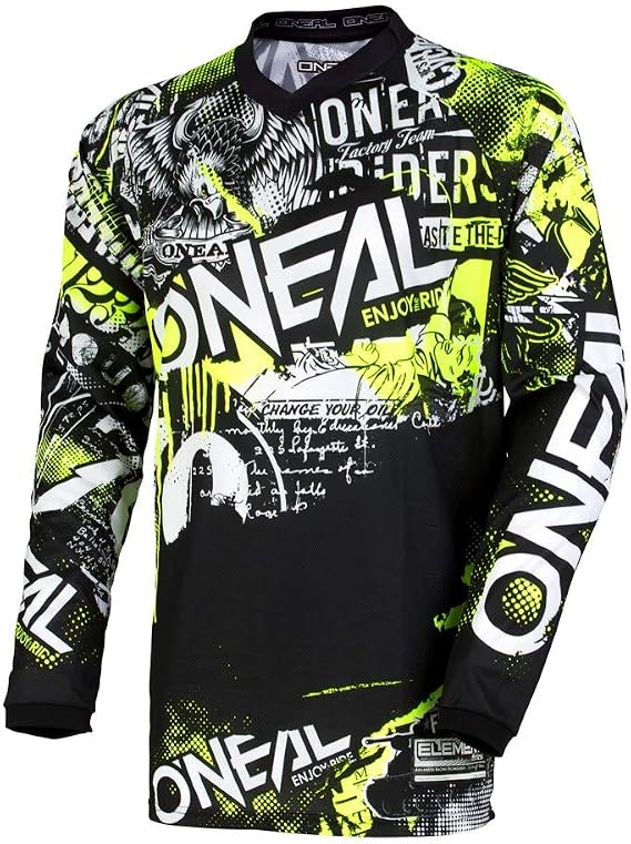 O'Neal Element Youth Jersey Attack Black/Yellow