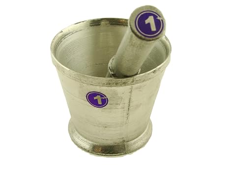 Extra Small Aluminum Alloy Mortar Pestle Rock-Ore Crusher-Pulverizer-Assay-Gold-Quartz #1
