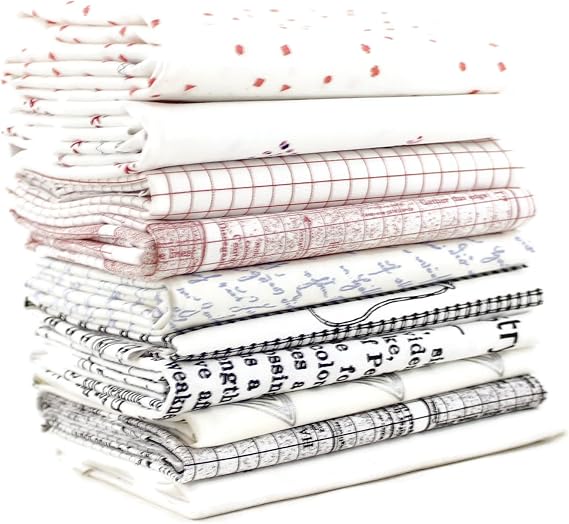 Low Volume Scrap Bag (Approx 2 Yards) by Mixed Designers - Southern Fabric DIY Quilt Fabric