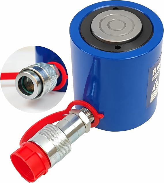 AMZCNC 10 Ton Single Acting Hydraulic Cylinder Ram, 2 Inch Stroke
