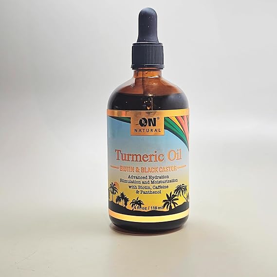 On Natural Turmeric Oil for Hair and Scalp Enhancement