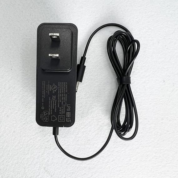BolAAzuL 20V 1.5A Power Cord for Lenovo Smart Clock Lenovo Smart Display | AC Power Supply Adapter Charger for SA18C47124/SA18C72851/SA18C57982, Black