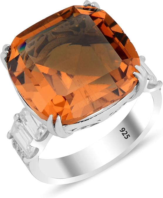 925K Unique Zultanite Stone Silver Ring, Zultanite Stone Changes Color During the Day, Sultanite Stone Silver Ring