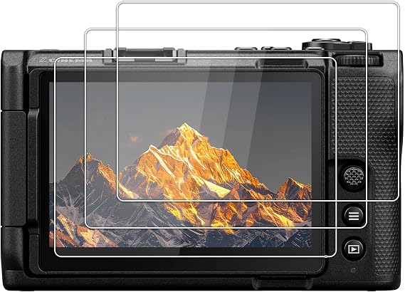 kinokoo Screen Protector for Nikon ZR Z R Camera - 0.25mm 9H Hardness Tempered Glass Film for ZR Z R Digital Camera-Bubble Free& Anti-Scratch&Anti-Finger Print (3 Pack)