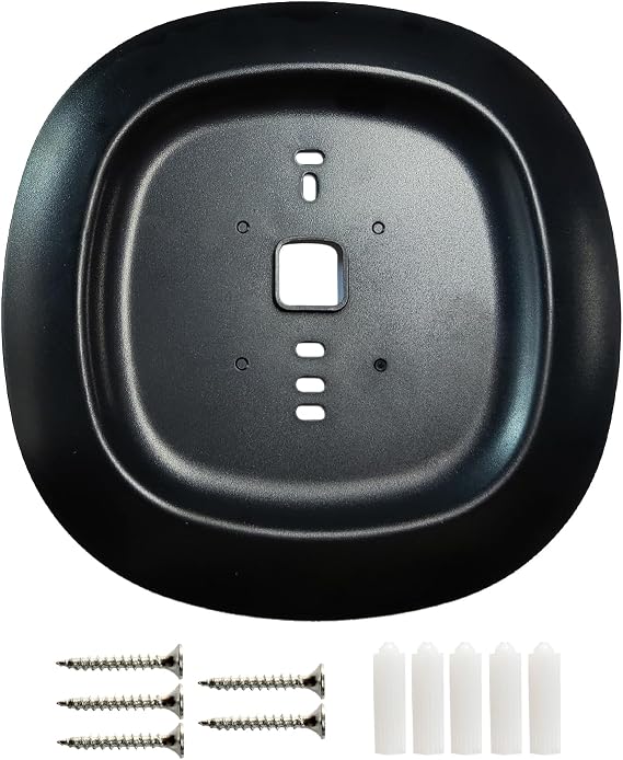 Black Trim Plate for Ecobee3, 3 Lite, 4 Smart Thermostat (1 Pack)